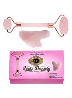 Buy Rose Quartz Massage And Beauty Jade Face Roller Pink One Size in Saudi Arabia