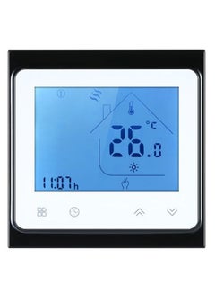 Buy Programmable Electric Heating Touch Screen Thermostat H22277W White/Black in Saudi Arabia