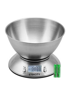 Buy Digital Kitchen Scale Silver 2.1Liters in UAE