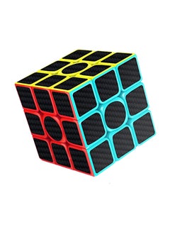 Buy Rubik'S Puzzle Cube Anti Slip Matte Stickers Round Edges In Black Color 5.6x5.6x5.6cm in Egypt