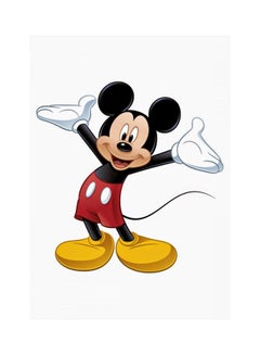 Buy Mickey Mouse Giant Wall Sticker Red/Yellow/Black 46x13x2.5centimeter in Egypt