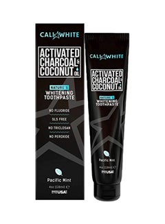 Buy Activated Charcoal Coconut Oil Teeth Whitening Toothpaste 4ounce in UAE