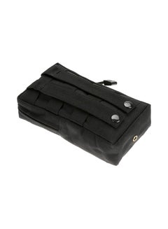 Buy Sports Tactical Vest Utility Waist Pouch Bag 20x11x6cm Black in UAE