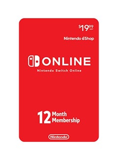 Buy Video Game Nintendo Switch Online - 12-Month Family Membership in UAE
