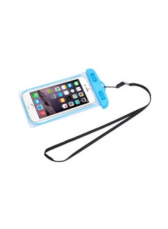 اشتري Travel Swimming Waterproof Bag Case Cover For 5.5 Inch Cell Phone Blue في مصر