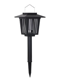 Buy Solar Powered Mosquito Killer Insect Trap LED Lawn Lamp Black 0.43kg in UAE