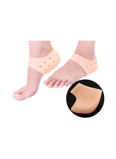 اشتري Silicone Gel Heel Pad Socks Orange 5.90550x0.47244x4.33070inch في السعودية
