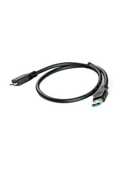 Buy Micro USB 3.0 External Hard Drive Data Cable Cord Black in UAE