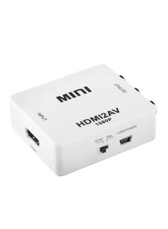 اشتري كابل محوّل فيديو عالي الوضوح من HDMI إلى AV أبيض في السعودية