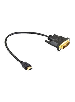 اشتري كابل فيديو من HDMI ذكر إلى DVI ذكر إلى HDMI إلى DVI طراز XD770303 أسود في الامارات