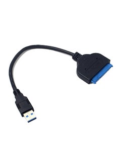 اشتري USB 3.0 To SATA Transfer Cable أسود 250x40x10 ملليمتر في الامارات