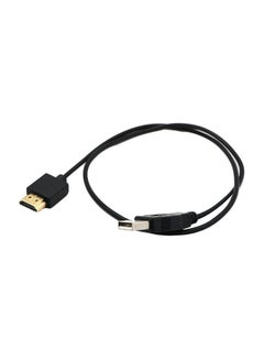 Buy HDMI Male To USB Male Cable Black in UAE