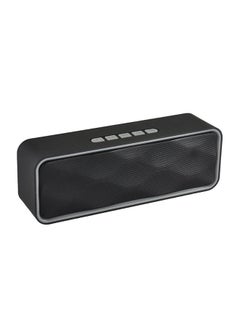 اشتري Portable Wireless Super Bass Stereo Speaker Grey في السعودية