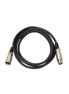 Buy Universal Rexlis 3-Pin XLR Male To XLR Female Microphone Extension Cable Black in UAE