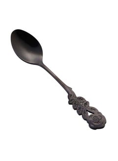 Buy Rose Shape Tableware Stirring Spoon Black in UAE