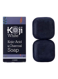 Buy 2-Piece Kojic Acid And Charcoal Soap 2.82ounce in Saudi Arabia