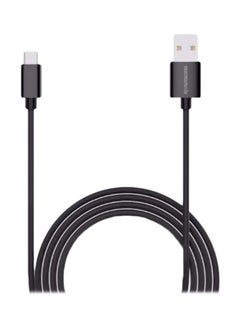 Buy Alpha S Nylon Type C Fast Charge Cable Black in Saudi Arabia