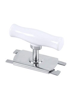 Buy Adjustable Manual Can Opener White 10 x 2.5centimeter in UAE