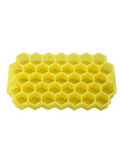 Buy 37 Cubes Silicone Ice Mold Yellow 20 x 12 x 2centimeter in Saudi Arabia