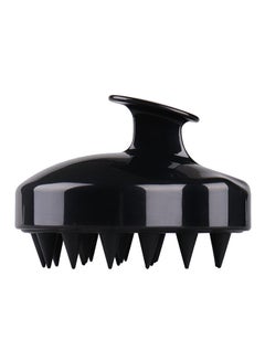 Buy Hair Scalp Massager Shampoo Brush Black 9.5 x 8 x 7.3centimeter in Egypt