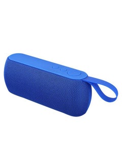 Buy Wireless Bluetooth Speaker Portable Bluetooth Speaker Multifunction Bass Microphone Outdoor Sound Box blue in UAE