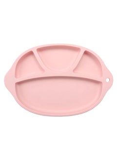 Buy 4-Compartment Dinner Plate Pink 27.5 x 18.2centimeter in UAE