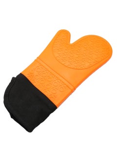 Buy Microwave Oven Anti-Skid Glove Orange 37.5 x 18cm in UAE