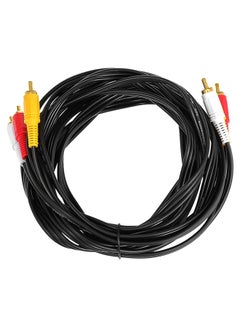 Buy Gold Plated RCA Audio Cable Multicolour in UAE
