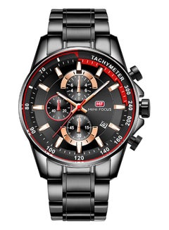 Buy men Speedometer Calendar Luminous Stainless Steel Chronograph Watch - MF0218G in Egypt