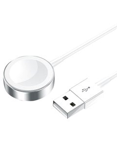 Buy iWatch Portable Wireless Charger White in Saudi Arabia