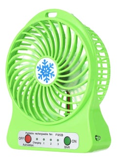 Buy Mini LED Handheld Air Cooler po z290013 Green in UAE