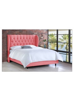 Buy Tufted Upholstered Bed Without Mattress Petal 160 x 200cm in UAE