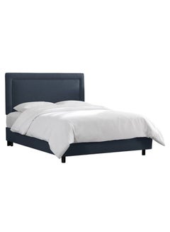 Buy Border Bed With Mattress Blue 200 x 200cm in UAE