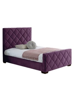 Buy Bed Frame Without Mattress Plum 180 x 200cm in UAE