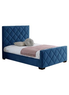 اشتري Bed Frame With Mattress Blue 160 x 200centimeter في الامارات