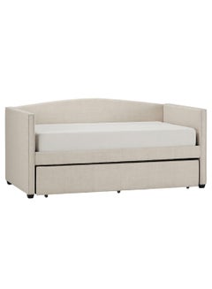 Buy Shelter Arm Day Bed Beige 215x100x80cm in UAE