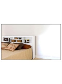 اشتري Book Case Classic Frame Bed White 160 x 200centimeter في الامارات