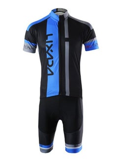 Buy Quick Dry Cycling Short Sleeve Jersey And Padded Shorts XL in UAE