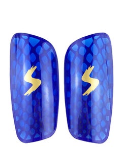 Buy 2-Piece Board Soccer Training Calf Protector Breathable Football Leg Pad in UAE