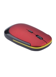 Buy Wireless Optical Mouse Red/Black in UAE