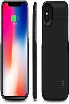 اشتري Battery Case For Apple iPhone X أسود 5.8 بوصة في الامارات