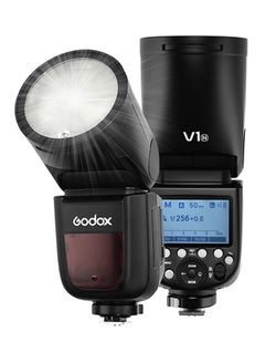 Buy Godox V1N Professional Camera Flash Speedlite Speedlight Round Head Wireless 2.4G Fresnel Zoom for Nikon D5300 D750 D850 D7100 Z7Cameras Camcorder for Wedding Portrait Studio Photography in UAE