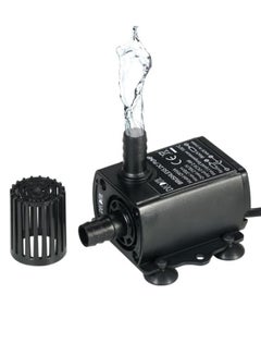 Buy Ultra-Quiet Mini Submersible  Brushless Water Pump Fountain Black in UAE