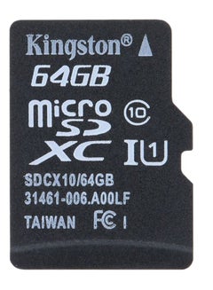 Buy Micro SD Flash Memory Card With Adapter Black in Saudi Arabia