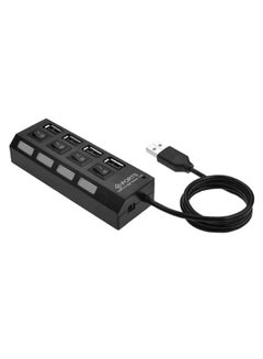 Buy Four Ports USB Hub Black in Saudi Arabia