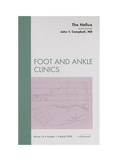 Buy The Hallux, An Issue Of Foot And Ankle Clinics Hardcover English by John T. Campbell - 39934 in Egypt