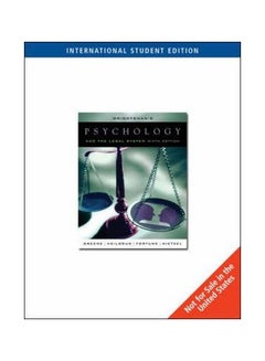 Buy Wrightsman's Psychology And The Legal System Paperback English by Edith Greene - 38883 in Egypt