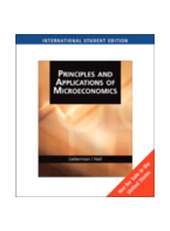 اشتري Principles And Applications Of Microeconomics Paperback English by Marc Lieberman - 22-Jun-07 في مصر