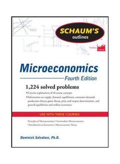 Buy Schaum's Outline Of Microeconomics: 1224 Solved Problems Paperback English by Dominick Salvatore - 25-Mar-11 in Egypt