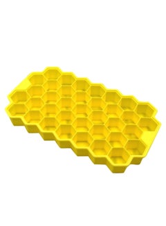 Buy 37 Cubes Honeycomb Shape Ice Tray Yellow in Egypt